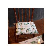 Сидушка на стул Доляна Eucalyptus 42x42x7 см, 100% хлопок, 164 г/м2 4682758