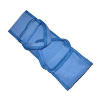 Мочалка для тела EUROHOUSE Пилинг, длинная с ручками. 600x110x260мм 16265