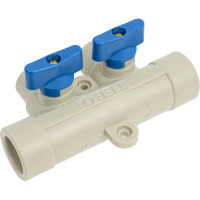 Коллектор TEBO PPR 25x20, 2 выхода, серый 031091251