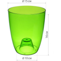 Кашпо IDEA ОРХИДЕЯ D160мм М 3149 Прозрачный