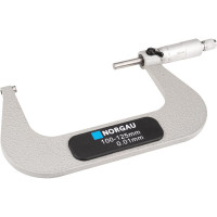 Микрометр гладкий NORGAU МК 100-125 мм/0,01 мм, тип NM-125, с поверкой, 041001125/П