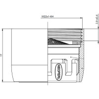 Аэратор Lemark NEOPERL CASCADE D.22, блистер NP12301-BL