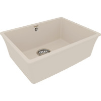 Кухонная мойка из кварцгранита Lemark SINARA 540-U цвет: шампань комплектация: крепеж, сливная арматура с переливом в комплекте арт. 9910078