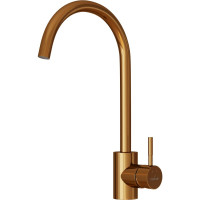 Смеситель для кухни MIXLINE 35k MLSS-0303BR трубчатый излив, бронза 553819