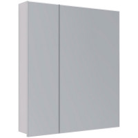 Шкаф зеркальный Lemark UNIVERSAL 70x80 см, 2-х дверный, цвет корпуса белый глянец LM70ZS-U