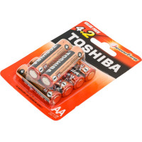 Элемент питания алкалиновый Toshiba LR6 RED 6/card 3455