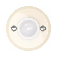 ИК датчик МЕЗОНИНЪ HB-PIR-40 в корпусе, серия Аврора, цвет - слоновая кость GE70471-02