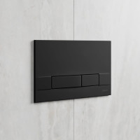 Кнопка смыва Lemark BIT механическая цвет: черный матовый SOFT TOUCH 9802006