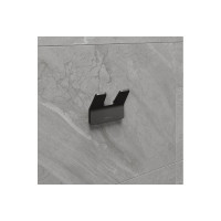 Крючок двойной для полотенец Lemark SMOOTH LINE графит 9716006