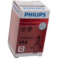 Автолампа PHILIPS H4, 75, 70 P43t-38 MASTER DUTY 24V 10,100 HIT замена P-13342HD 13342MDC1