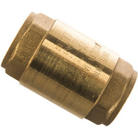 Обратный клапан Giacomini латунь осевой R60 15 Ру16 Тмакс-110 оС ВР G1/2 дюйма R60Y003 019-0489