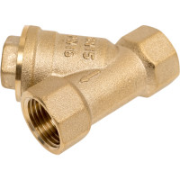 Фильтр ГАЛЛОП Y-образный, магнитный, латунь, газ, Ду15 Ру16 м/м, 50C 118015 036-0707