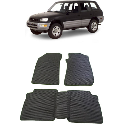 Ковры в салон автомобиля toyota rav 4 i правый руль 5дв 1995 - 2000 Eva Smart 1832-B5B5-S