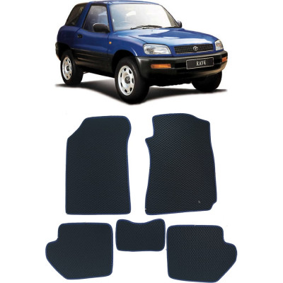 Ковры в салон автомобиля toyota rav 4 i правый руль 3дв 1994 - 2000 Eva Smart 2546-B5B5-S