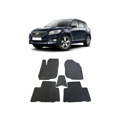 Ковры в салон автомобиля toyota rav 4 iii (сa30) 2006 - 2009 Eva Smart 1840-B5B5-S