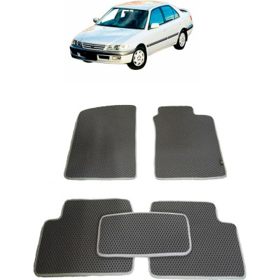 Ковры в салон автомобиля toyota corona (t210) правый руль 1996 - 2001 Eva Smart 2075-B5B1-S