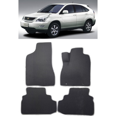 Ковры в салон автомобиля toyota harrier ii (xu30) правый руль 2003 - 2013 Eva Smart 3020-B5A7-S