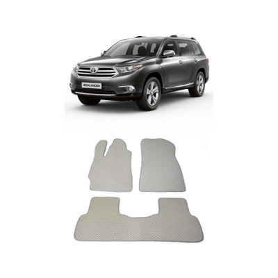 Ковры в салон автомобиля toyota highlander ii (u40) 5мест 2007 - 2013 Eva Smart 1811-B1B1-S