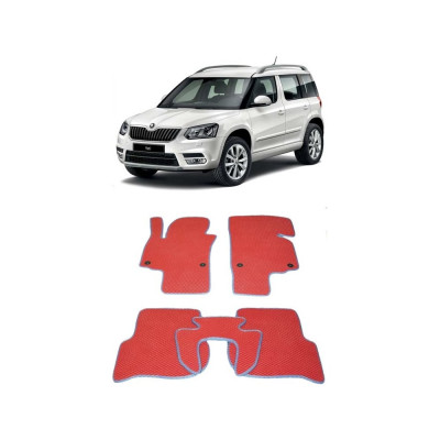 Ковры в салон автомобиля skoda yeti 2009 - 2018 Eva Smart 1733-B5B1-S