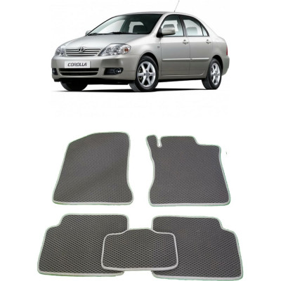 Ковры в салон автомобиля toyota corolla ix (e120, e130) правый руль 2001 - 2007 Eva Smart 1804-B5A1-S