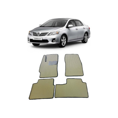 Ковры в салон автомобиля toyota corolla x (e140, e150) 2006 - 2013 Eva Smart 1805-B5B5-S