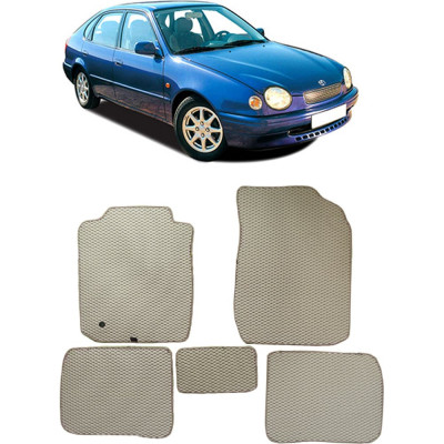 Ковры в салон автомобиля toyota corolla (e110) 1997 - 2000 Eva Smart 2368-B5B5-S