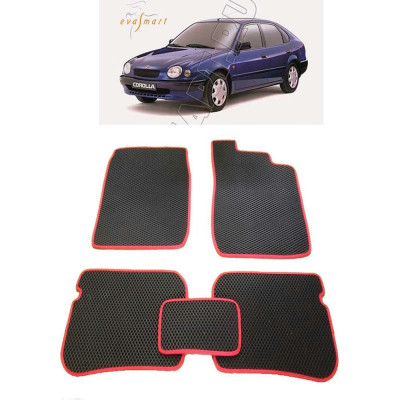 Ковры в салон автомобиля toyota corolla (e110) правый руль 1997 - 2000 Eva Smart 2222-B5B5-S