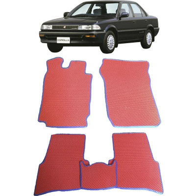 Ковры в салон автомобиля toyota corolla vi (e90) 1987 - 1991 Eva Smart 2469-A6A7-S