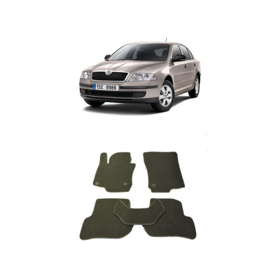 Ковры в салон автомобиля skoda octavia (a5) 2004 - 2013 Eva Smart 1722-B5B5-S