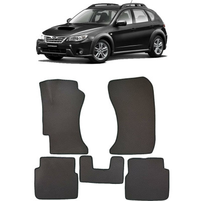 Ковры в салон автомобиля subaru impreza xv (gh) 2010 - 2011 Eva Smart 3862-B5A6-S