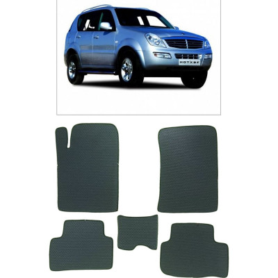 Ковры в салон автомобиля ssang yong rexton i 2001 - 2007 Eva Smart 3524-B1B5-S