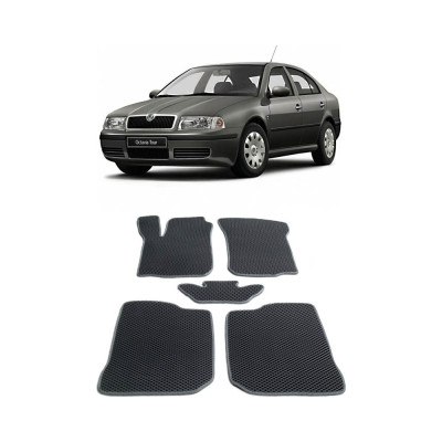 Ковры в салон автомобиля skoda octavia tour 1997 - 2010 Eva Smart 1726-B5B1-S