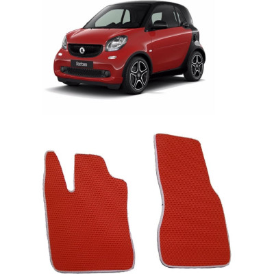 Ковры в салон автомобиля smart fortwo iii (c453) 2014 - Eva Smart 2682-B5B5-S