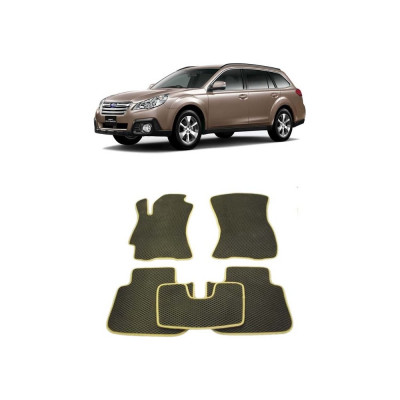 Ковры в салон автомобиля subaru outback iv 2009 - 2013 Eva Smart 1766-A1A6-S