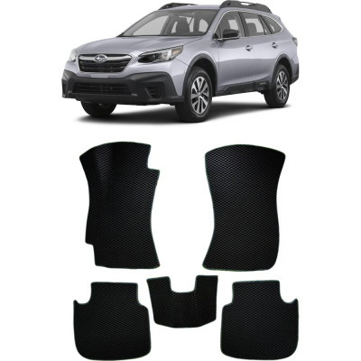 Ковры в салон автомобиля subaru outback v рестайлинг 2017 - 2021 Eva Smart 3202-B5A6-S