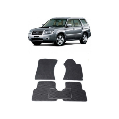 Ковры в салон автомобиля subaru forester ll (sg) правый руль 2003 - 2008 Eva Smart 2229-B5B5-S