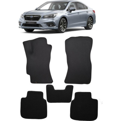 Ковры в салон автомобиля subaru legacy vi рестайлинг 2017 - 2020 Eva Smart 3214-B1B1-S