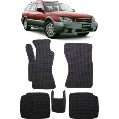 Ковры в салон автомобиля subaru outback ii 1998 - 2004 Eva Smart 3157-B5B1-S