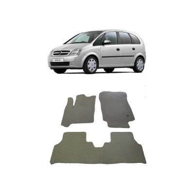 Ковры в салон автомобиля opel meriva a 2002 - 2010 Eva Smart 1641-B5A1-S