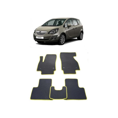 Ковры в салон автомобиля opel meriva b 2010 - 2014 Eva Smart 1642-B5A1-S