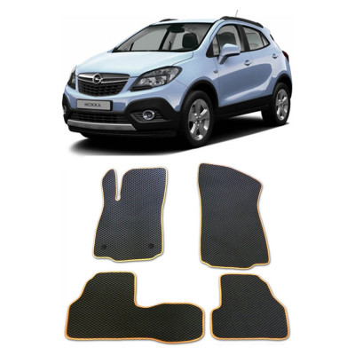 Ковры в салон автомобиля opel mokka i 2012 - 2019 Eva Smart 1643-A1B5-S