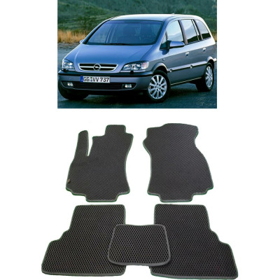 Ковры в салон автомобиля opel zafira а 1999 - 2005 Eva Smart 2053-B5B5-S