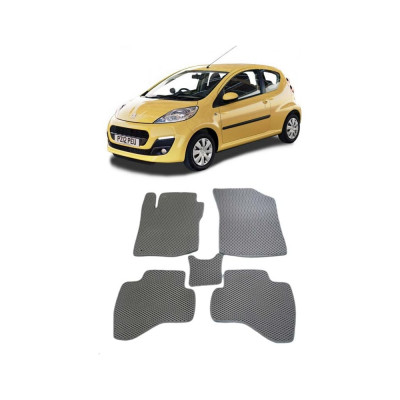 Ковры в салон автомобиля peugeot 107 2005 - 2014 Eva Smart 2324-B5B5-S