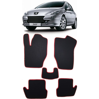 Ковры в салон автомобиля peugeot 307 2001 - 2008 Eva Smart 1661-B5B5-S