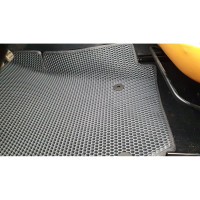 Ковры в салон автомобиля Eva Smart volkswagen polo v седан вариант 3d макси 2009 - 2020 эва сота бежевые c черной окантовкой 3068-A1B5-S