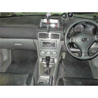 Ковры в салон автомобиля Eva Smart subaru forester ll (sg) правый руль 2003 - 2008 эва сота бежевые c серой окантовкой 2229-A1B1-S