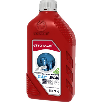 Моторное масло Totachi NIRO HD Synthetic API CI-4/SL 5W-40 17801