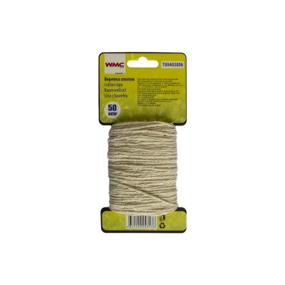 WMC TOOLS Веревка хлопковая для крепежа растений 48893 TG9403006