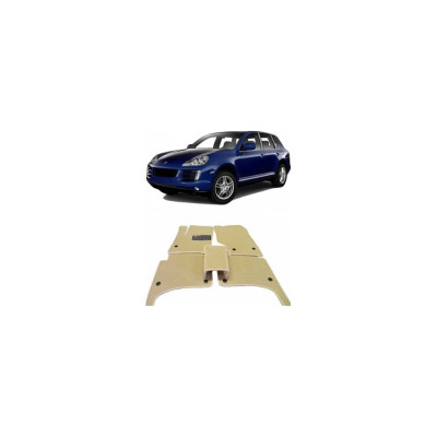 Ковры в салон автомобиля porsche cayenne i (957) 2008 - 2010 Eva Smart 1680-B5B5-S