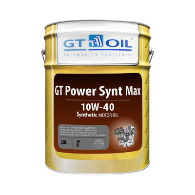 Масло GT OIL Power Synt Max SAE 10W-40 API CI-4 8809059408049